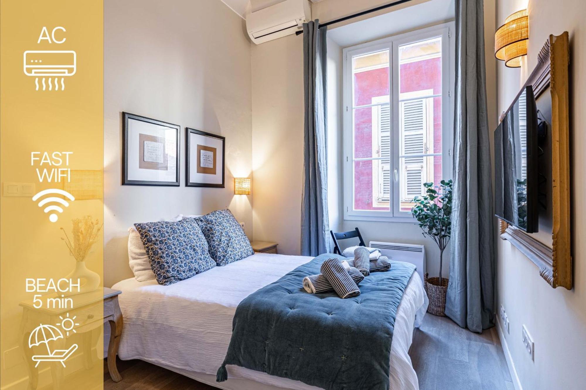 Appartement New!chic Oasis Apt, Heart Of Nice, Family Friendly, Walking To The Beach!